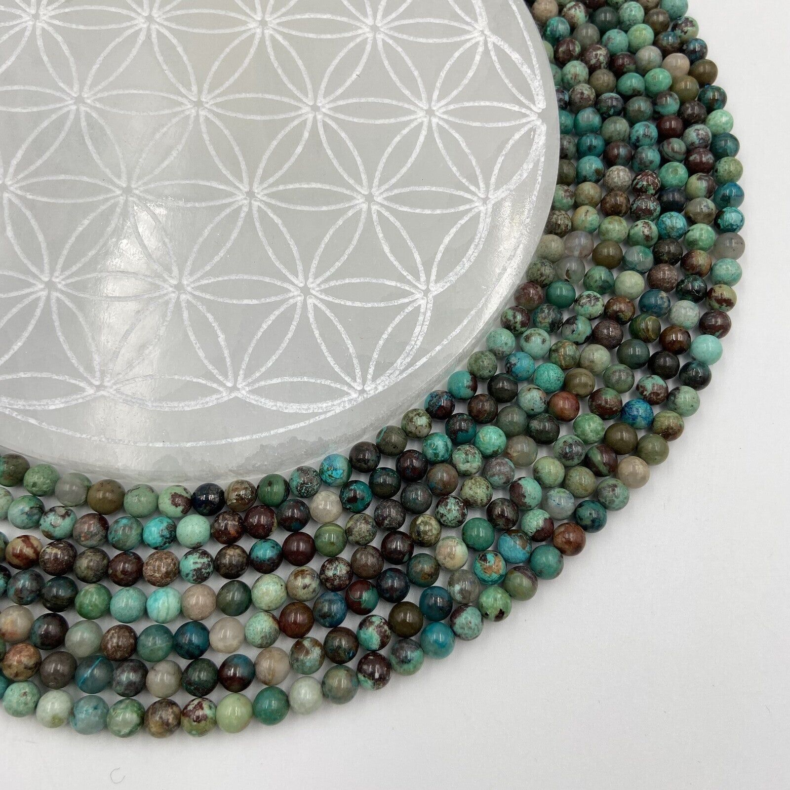 Reihe - Chrysokoll (6 mm)