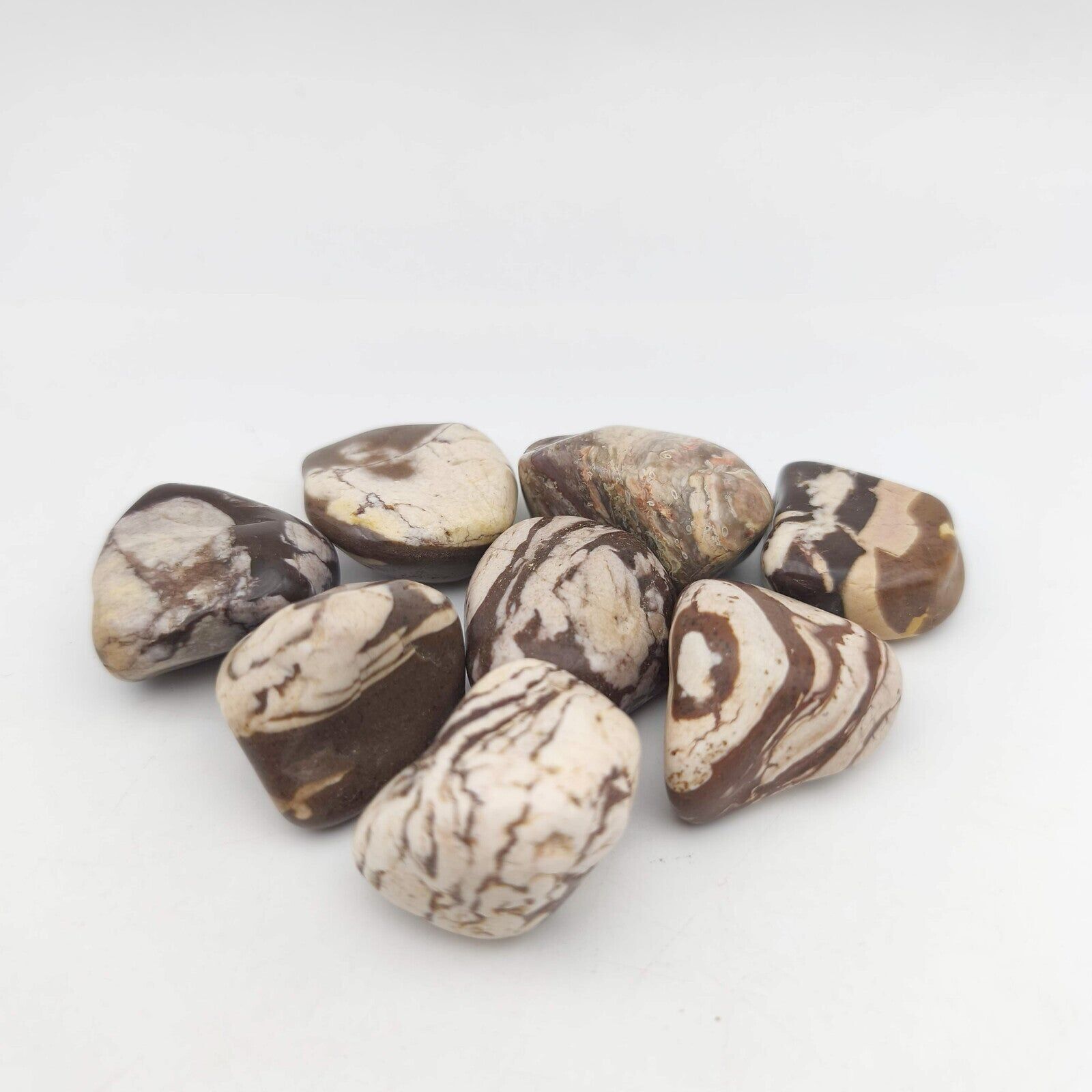 Tumbled Stones - Zebra Jasper