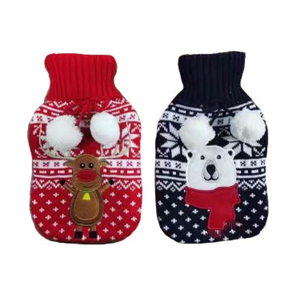 BORSA DELL'ACQUA CALDA 2L RENNA-ORSO JACQUARD ASSORTITI