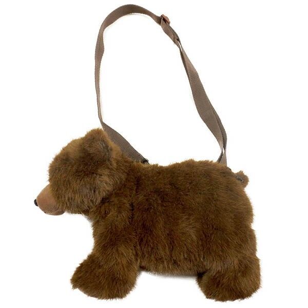 BORSA CON ORSO DI PELUCHE DA 37 CM