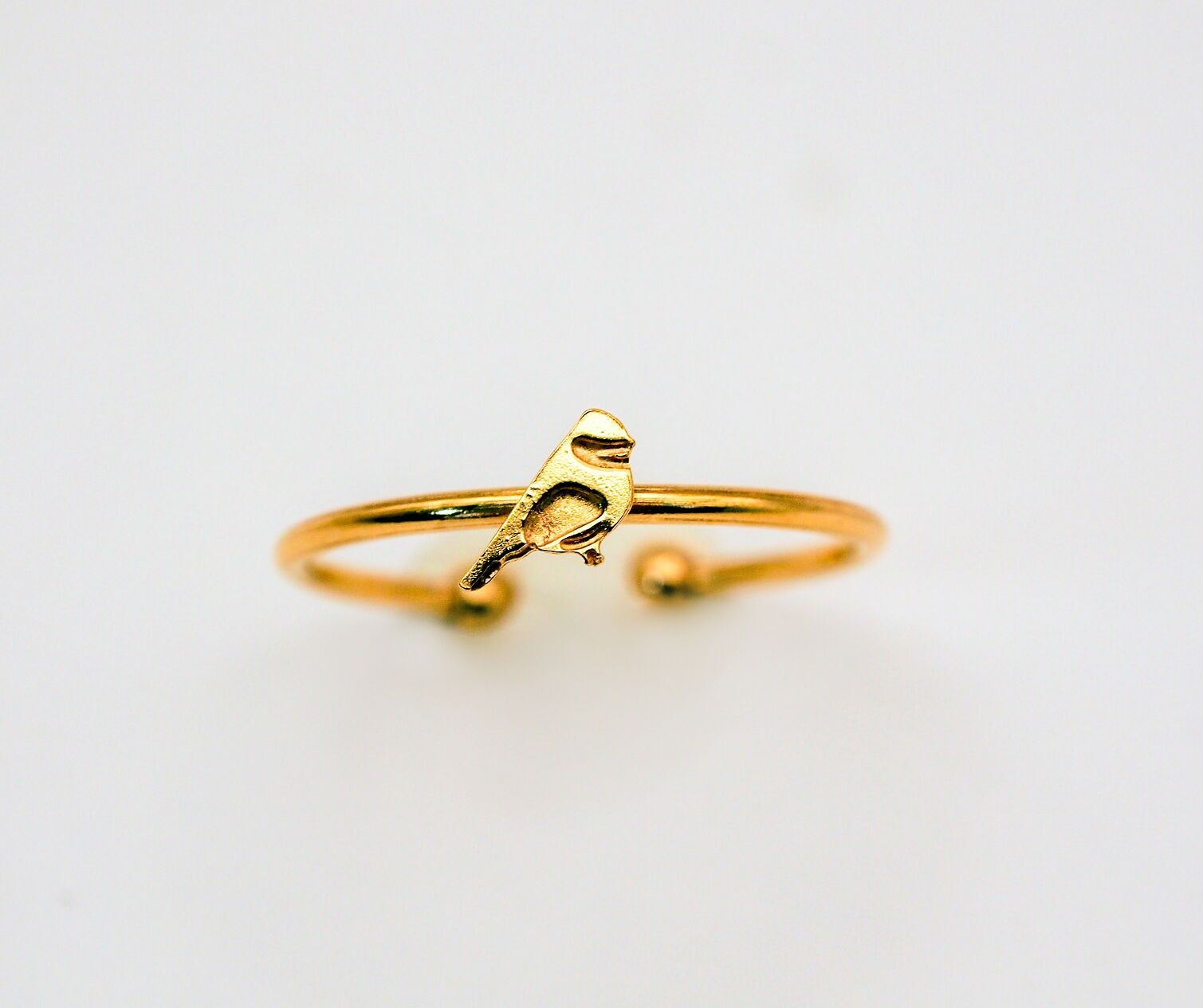 Anello regolabile Titmouse x Barnabé ala caffè