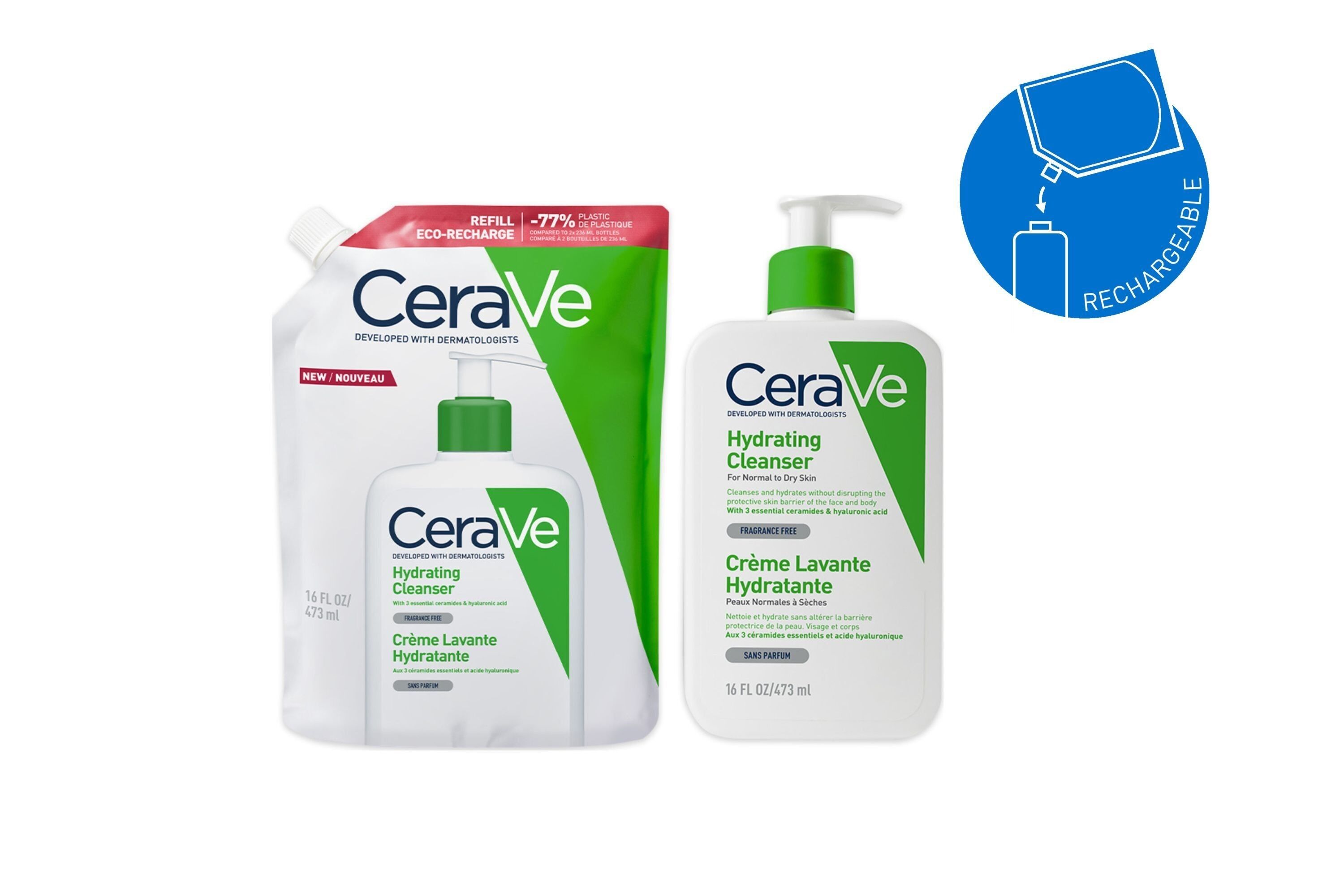 [3433425497754] Bundle: Cleansing Cream Bottle + Eco-Refill