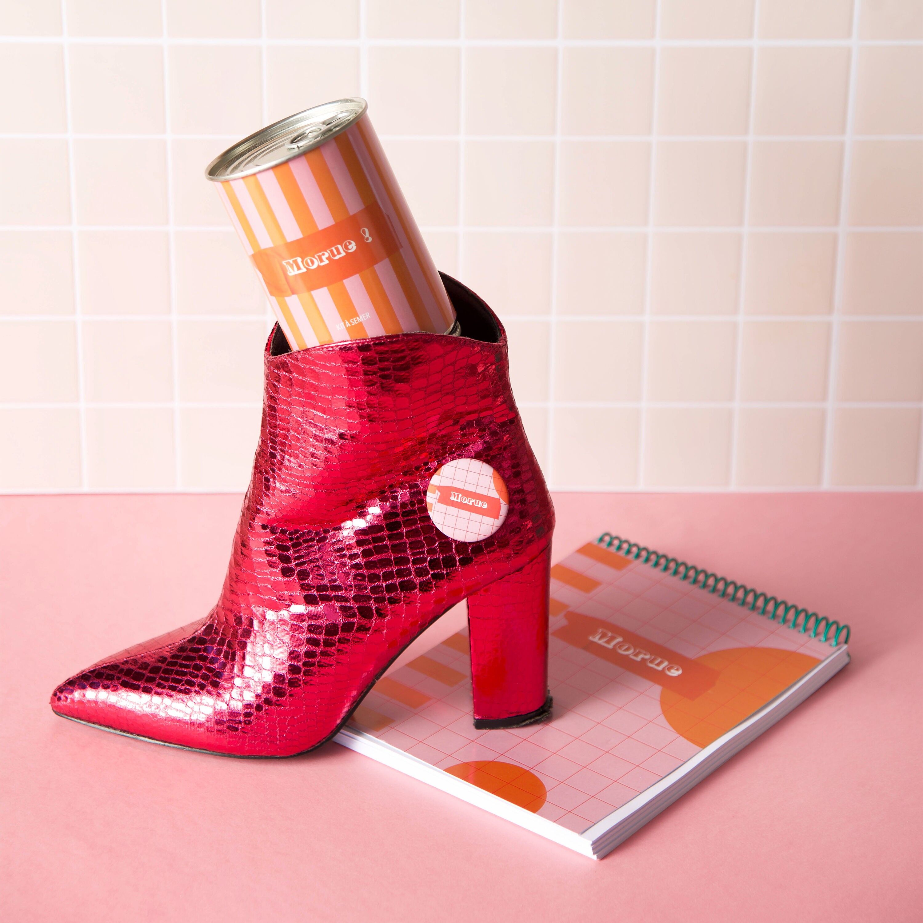 A5 “Cod” Notebook – 75 pages – Made in France – Matching elastic band & badge – Bad Seeds