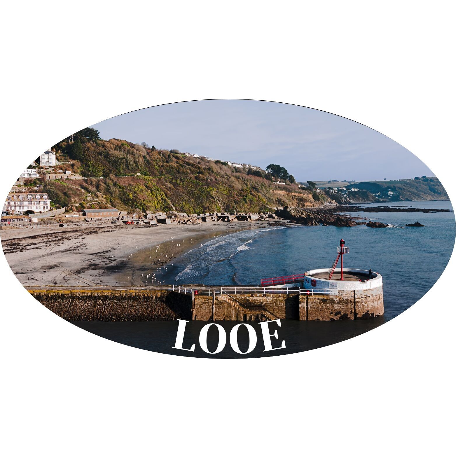 Adesivo del molo del banjo di Looe