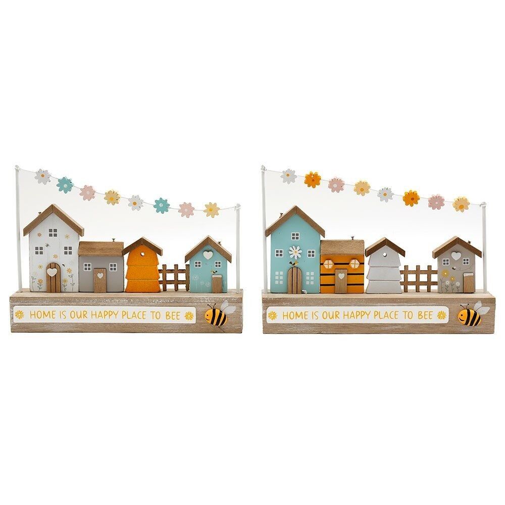 25 cm große stehende Hausdekoration