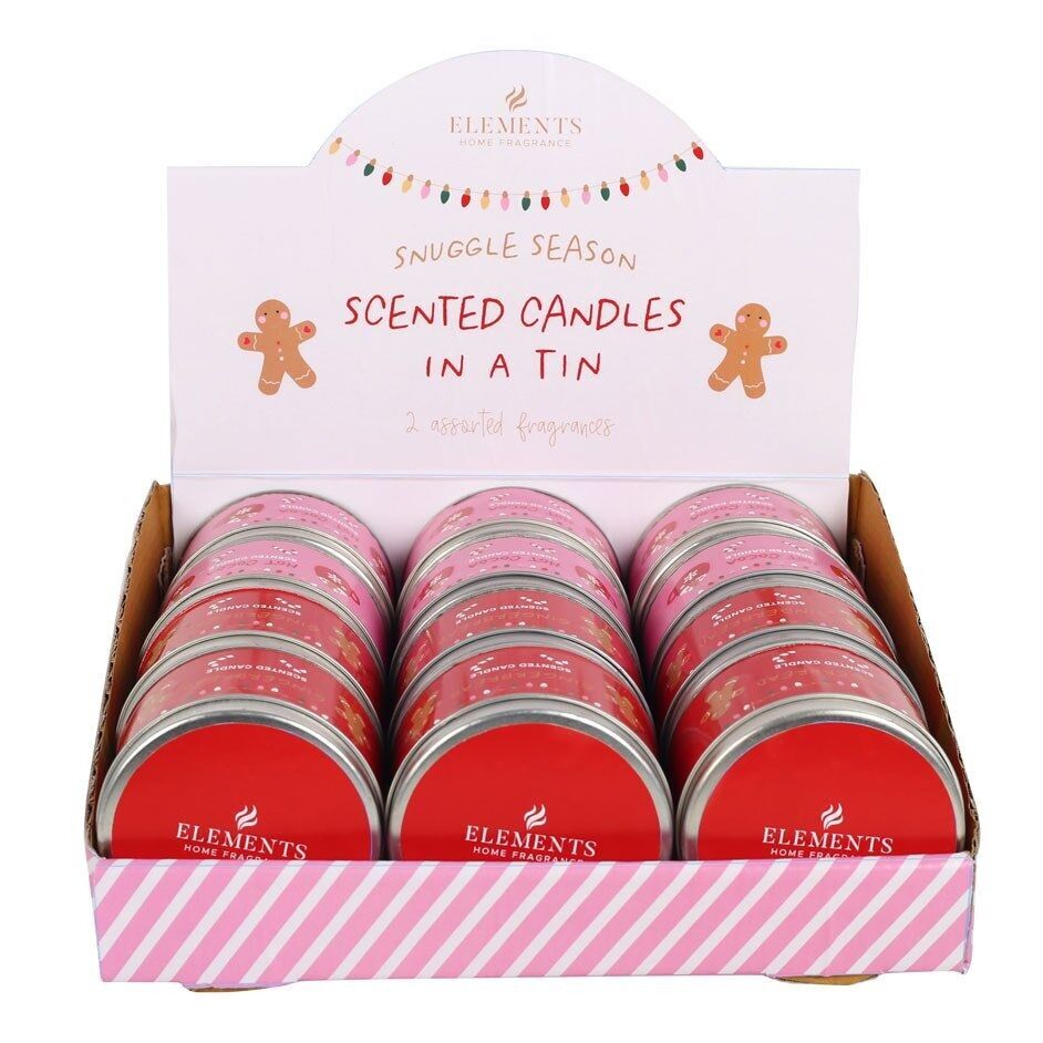 12er Set Snuggle Season Kerzen im Display