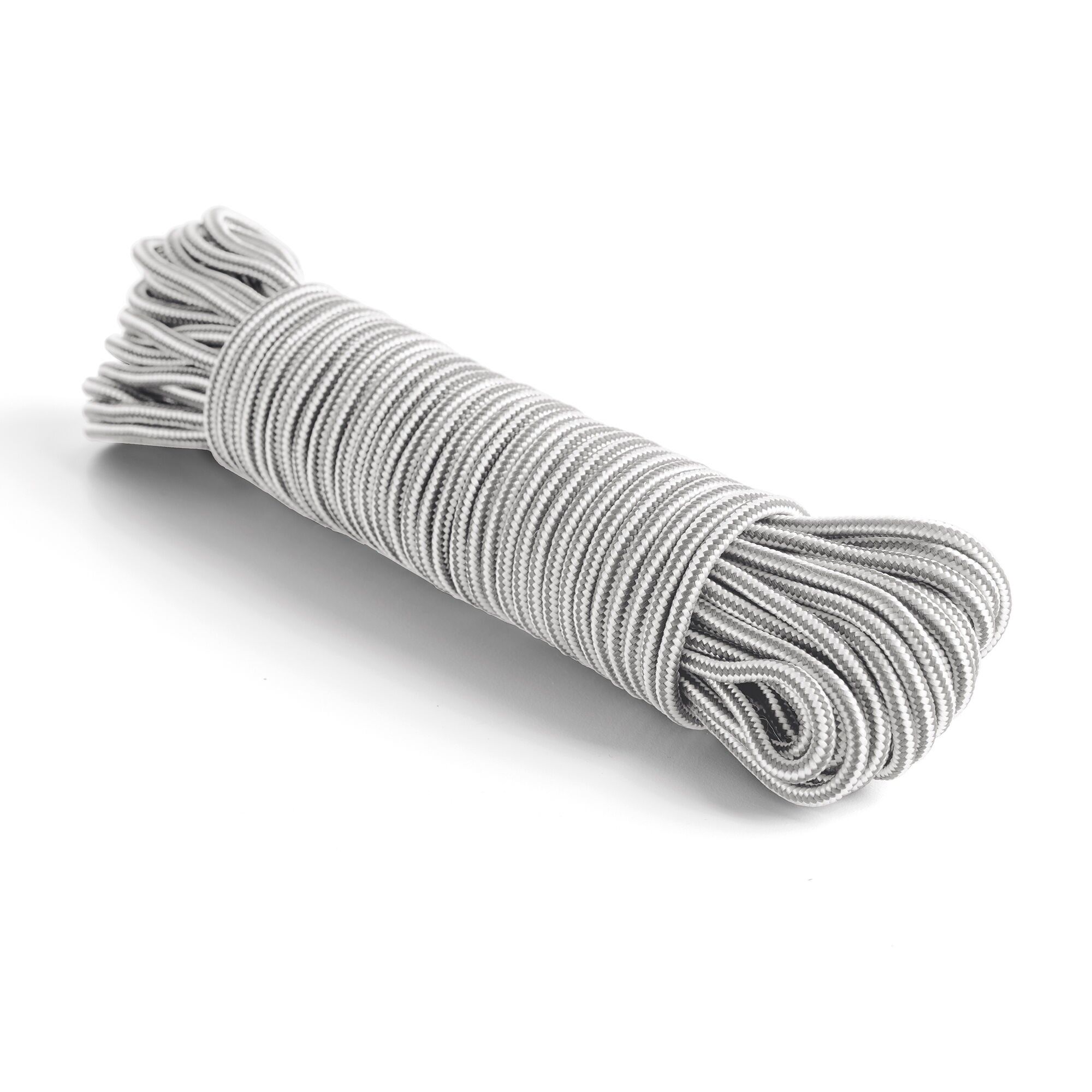 Rayen | Corda per incordatura | Corda in nylon | Uso interno ed esterno | Antiscivolo | 20 m di posa | Grigio