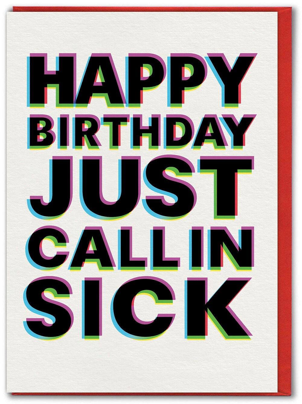 Divertente biglietto di auguri di compleanno per malati di Hayden Kays