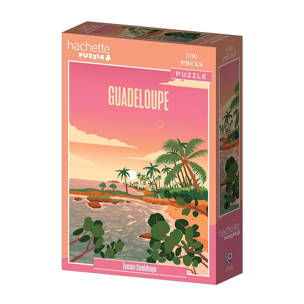 500-teiliges Puzzle von Hachette – Guadeloupe-Flucht