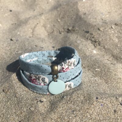 Bracciale provenzale azzurro 3 fili Le Mirabeau