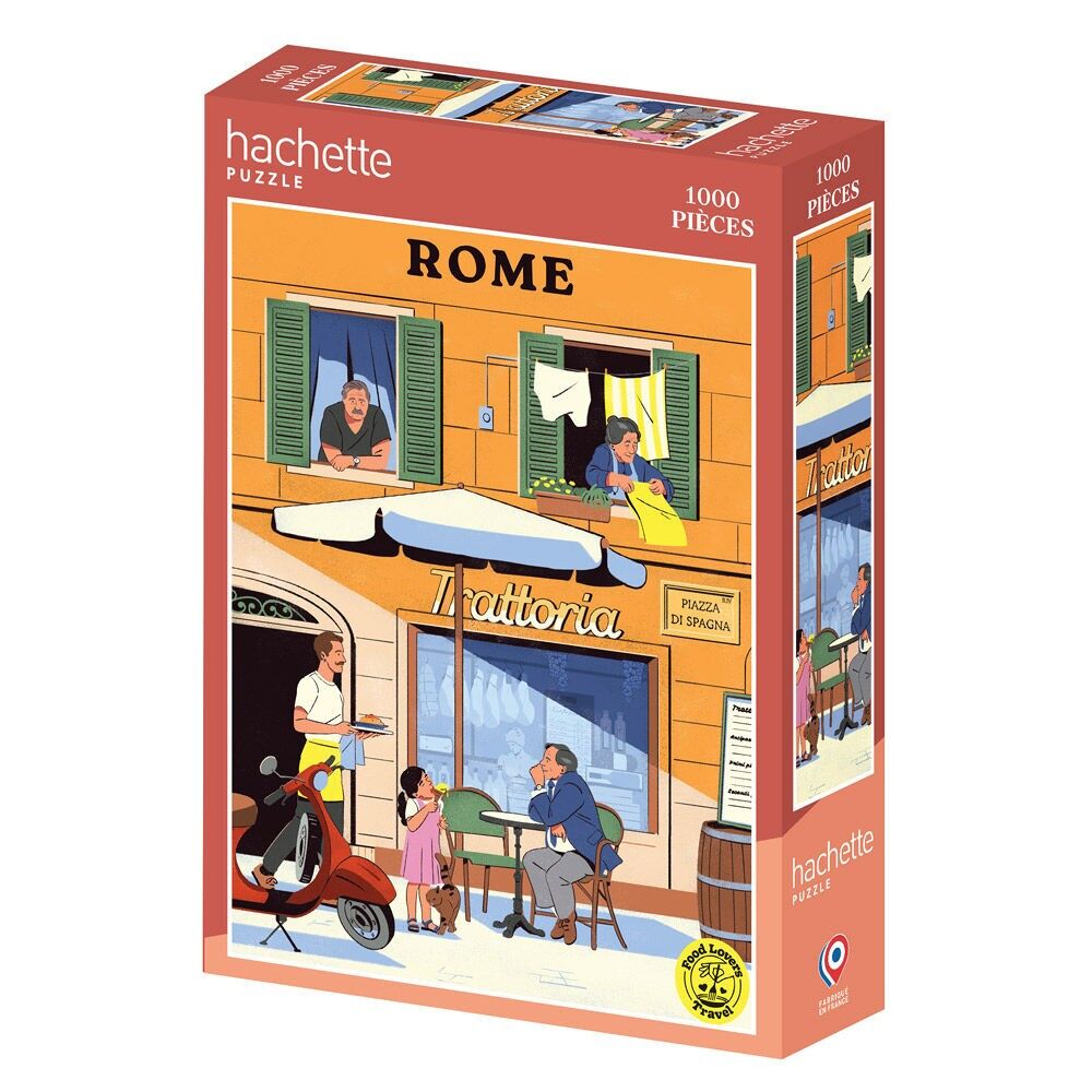 1000-Teile-Puzzle von Hachette – Rom