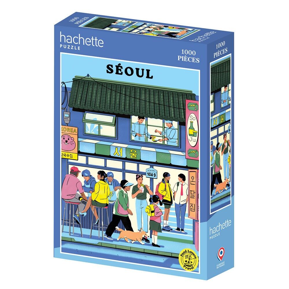 1000-Teile-Puzzle von Hachette – Seoul