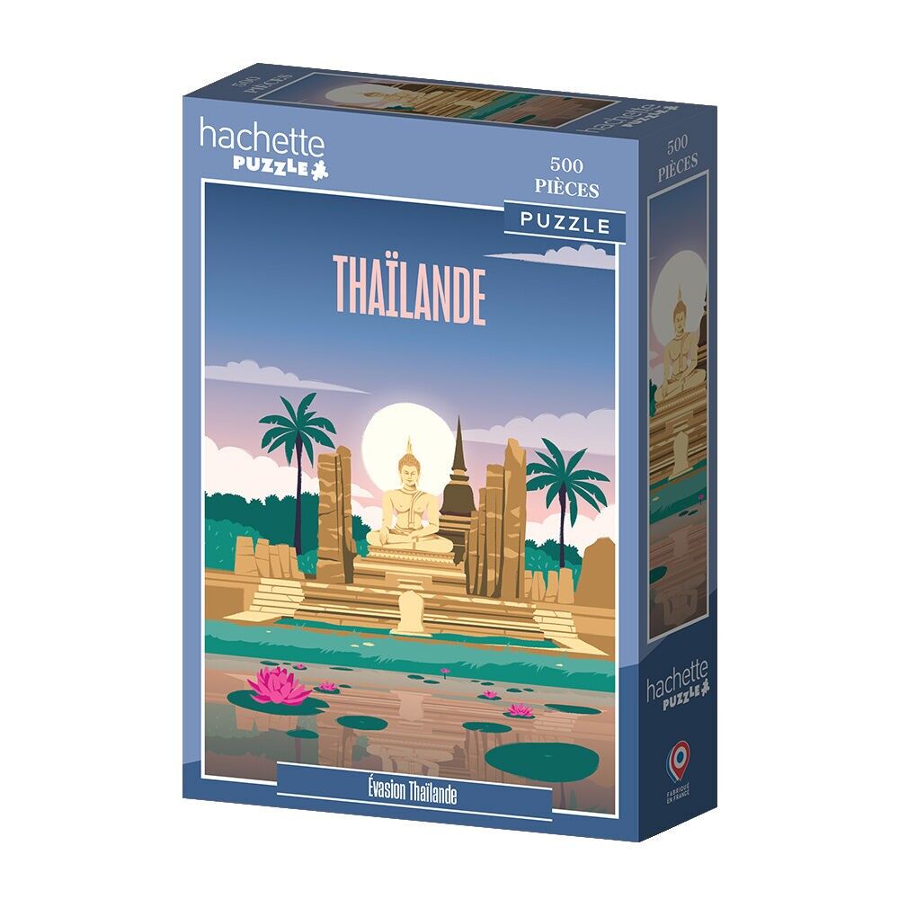 500-teiliges Hachette-Puzzle – Thailand-Flucht