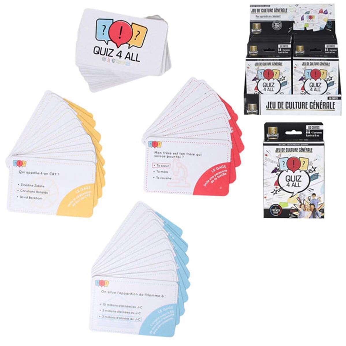 Cartes Quizz x60 