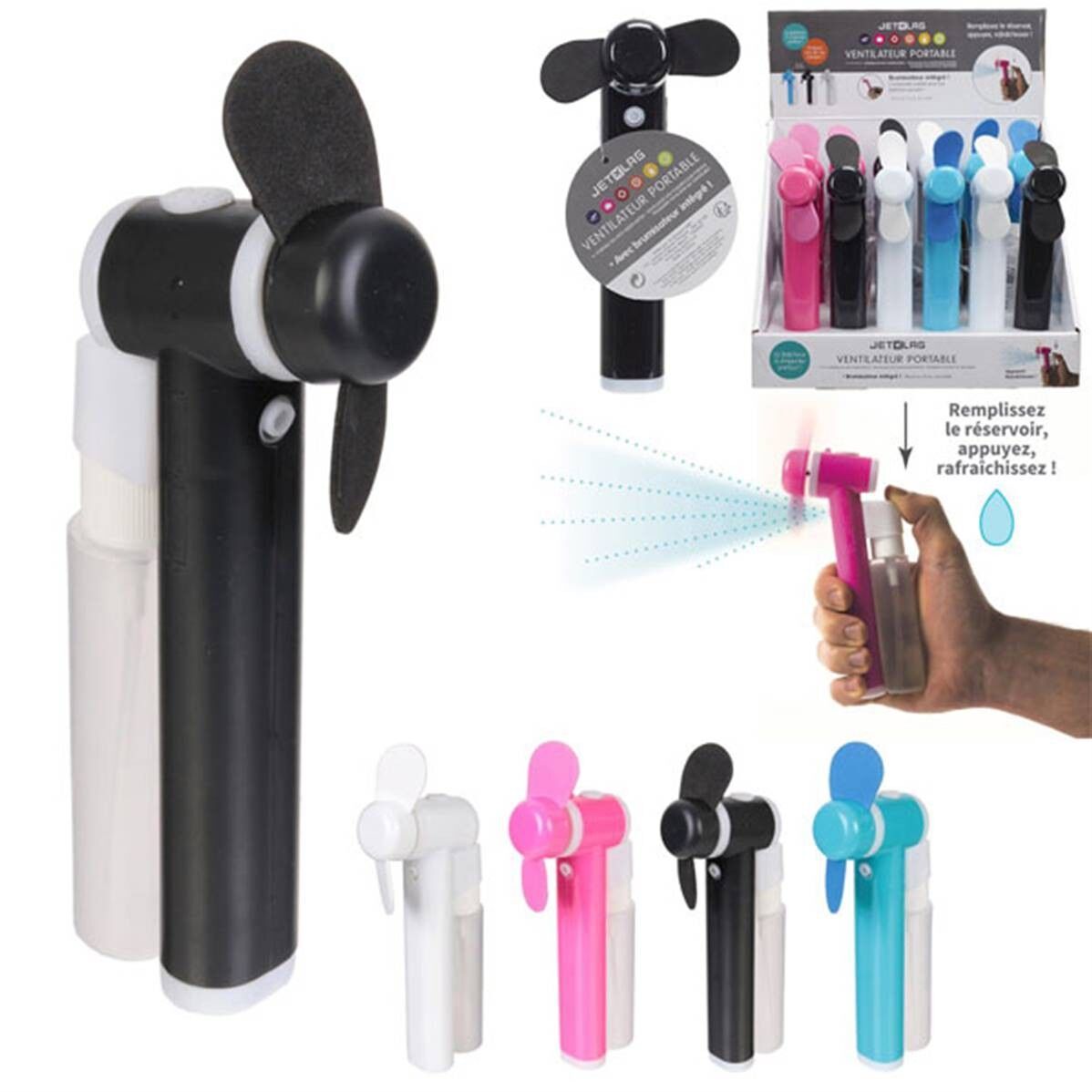 Ventilatore con mister portatile