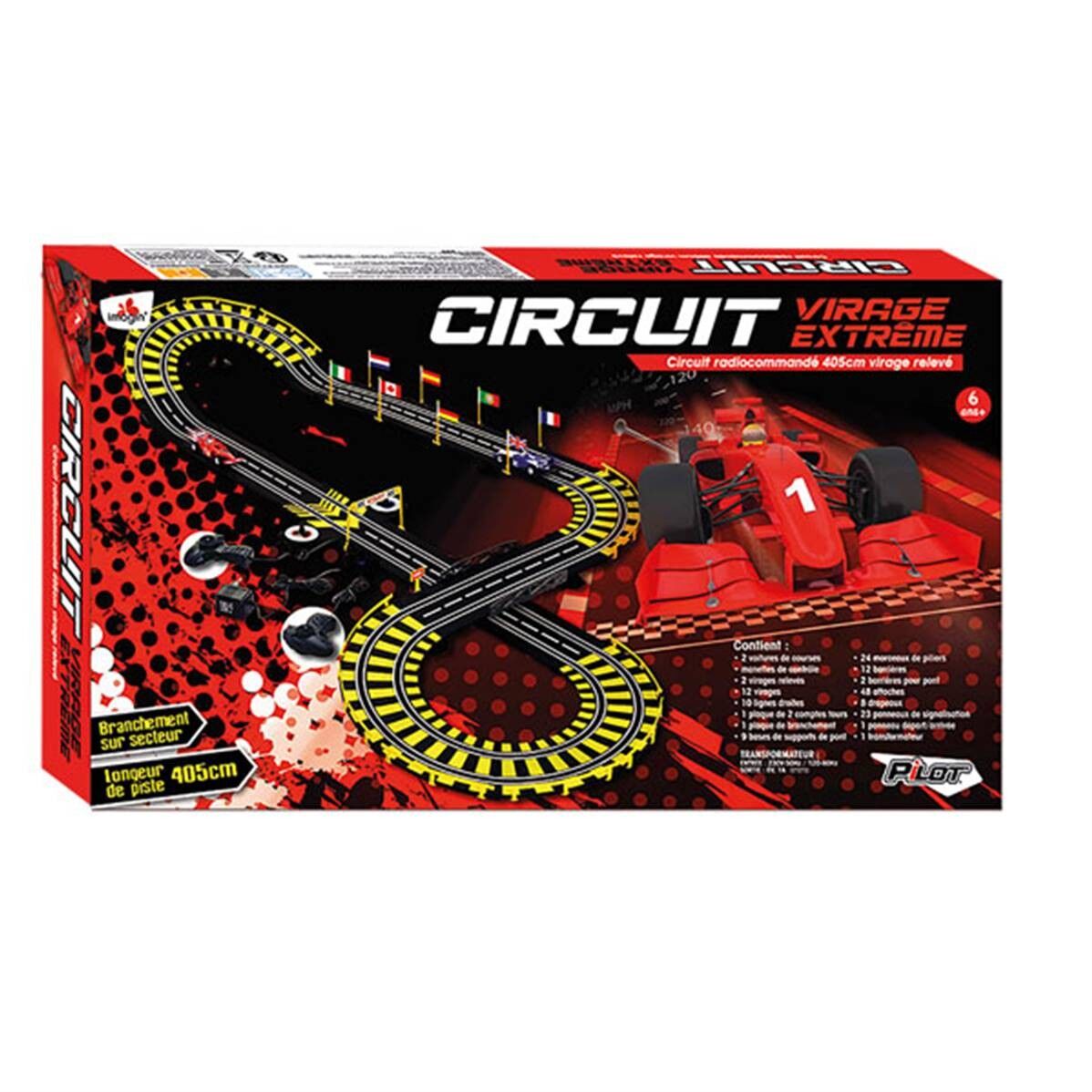 Circuito con virata sopraelevata