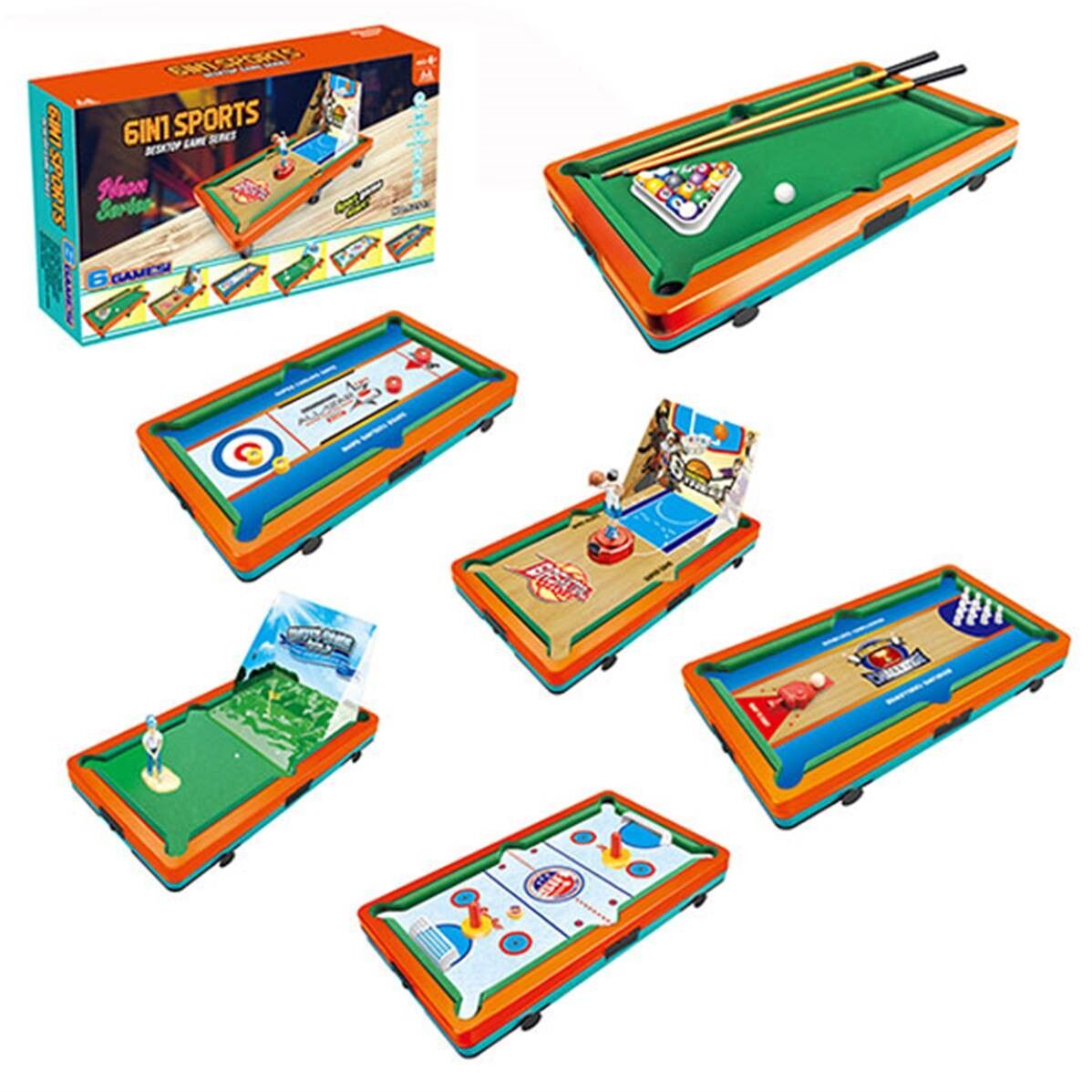 Tabellone Arcade con 6 giochi in 1
