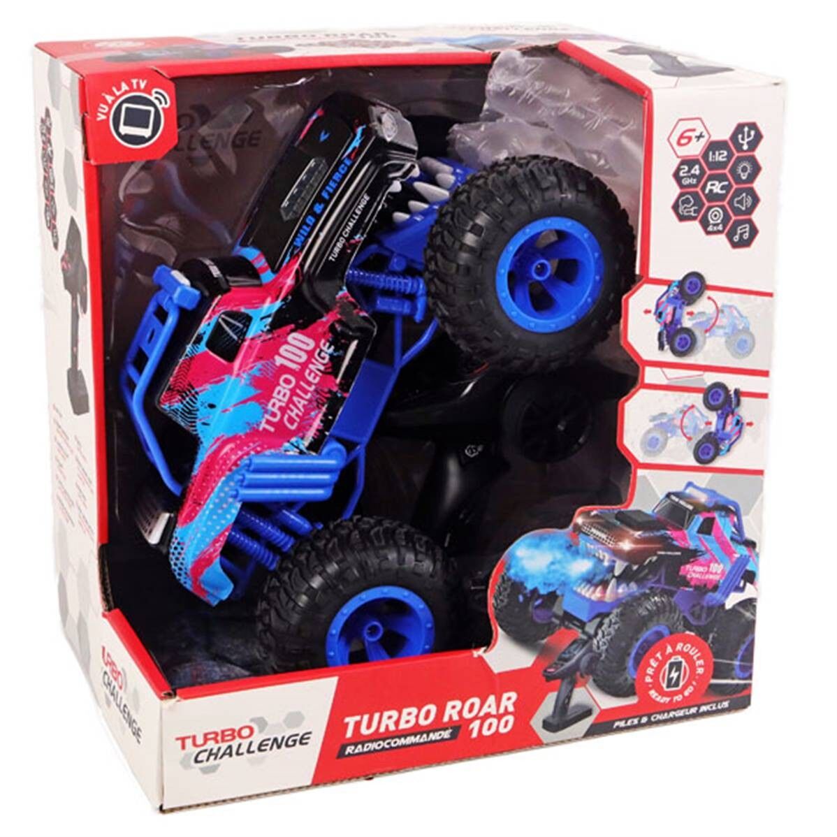 Pickup 4x4 con suono e luce, effetto fumo