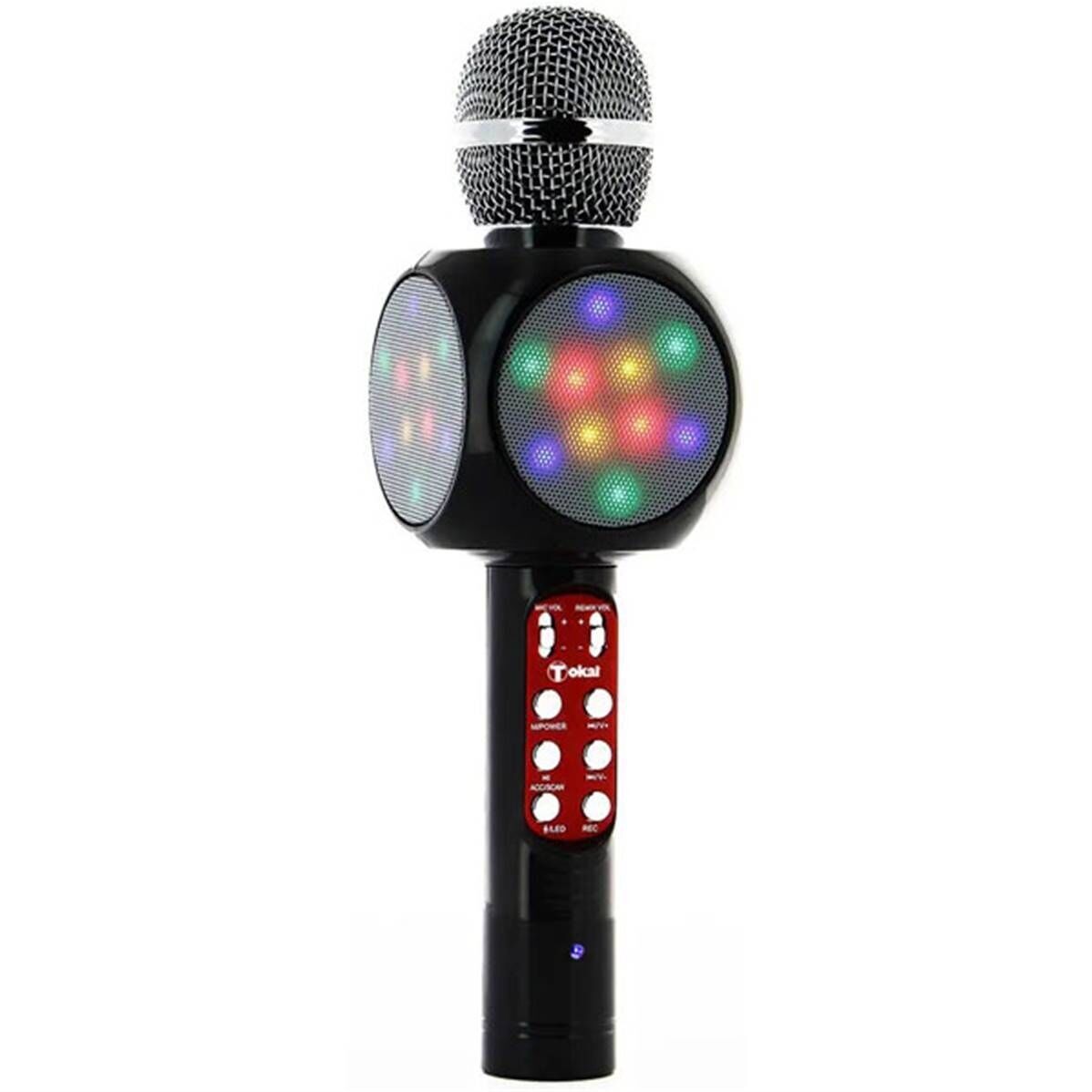 Micro Karaoké Avec Enceinte Multimédia, Leds Animées + Carte 4 Go