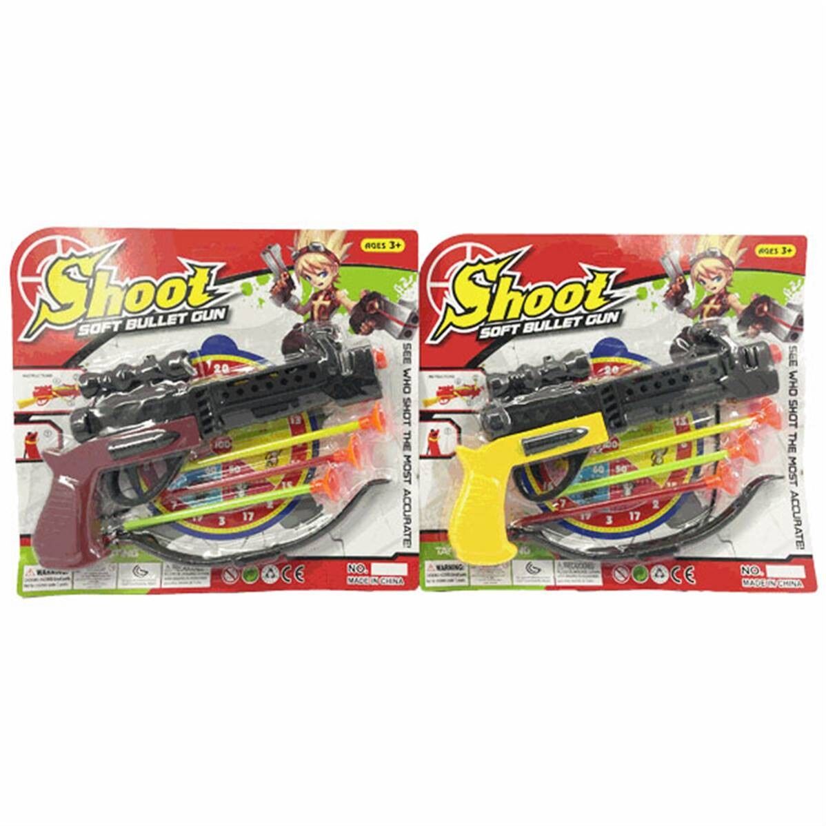 Blister di balestra con frecce, 28 x 25 cm