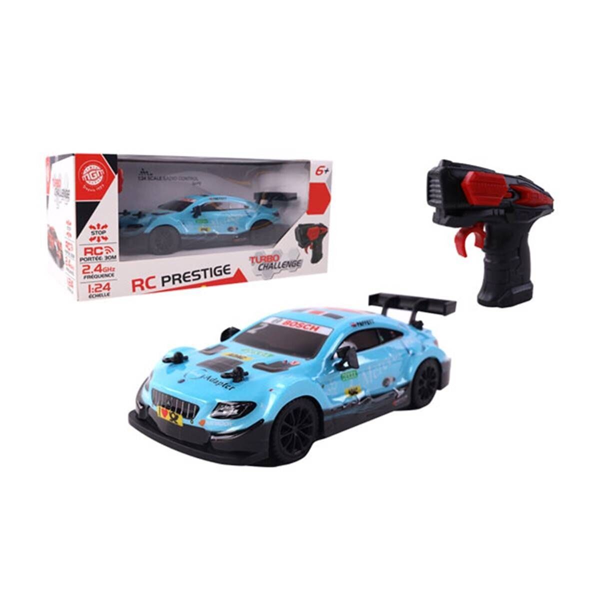 Radiocomando Mercedes Racing in scala 1/24 da 2,4 GHz