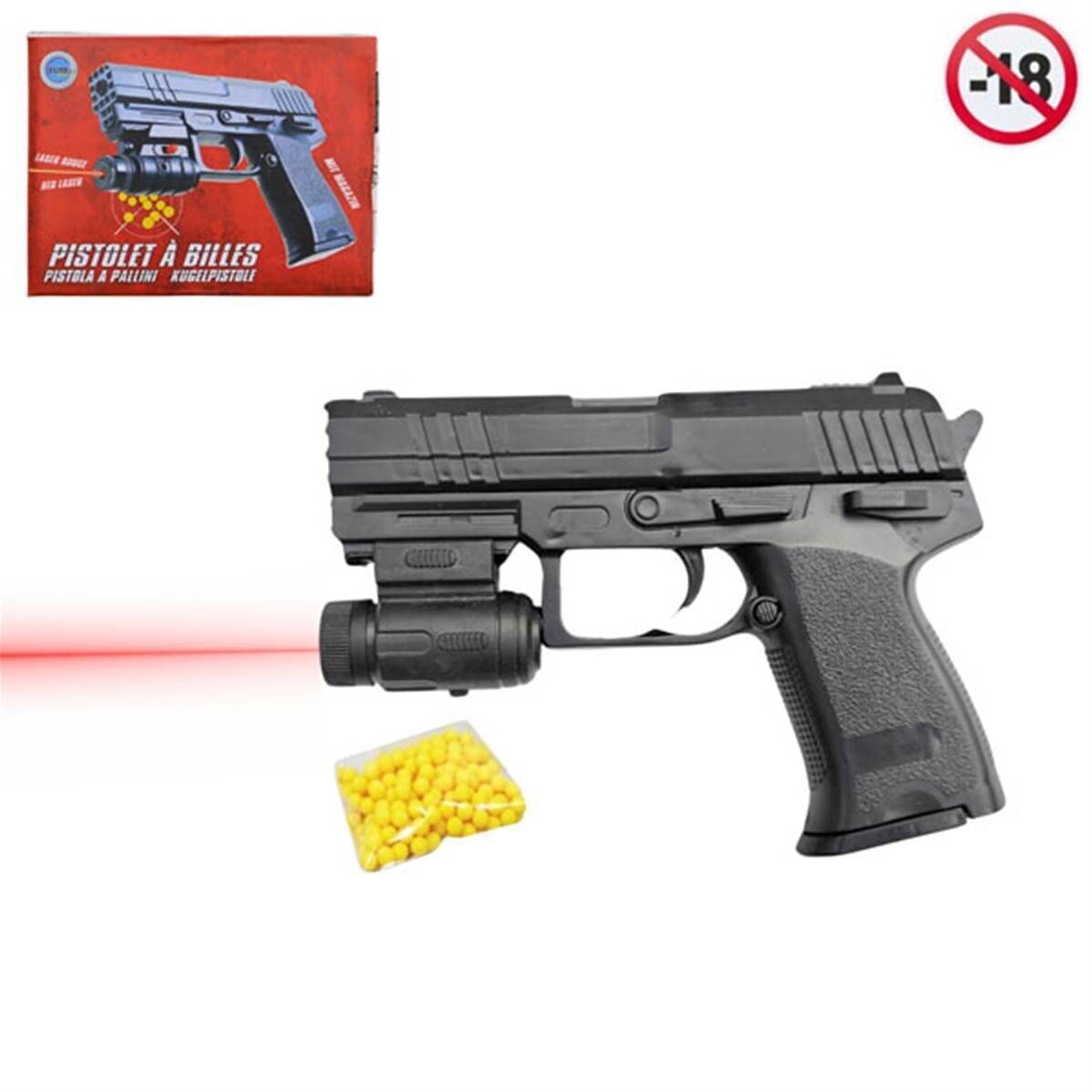 Pistola ad aria compressa da 15 cm con laser