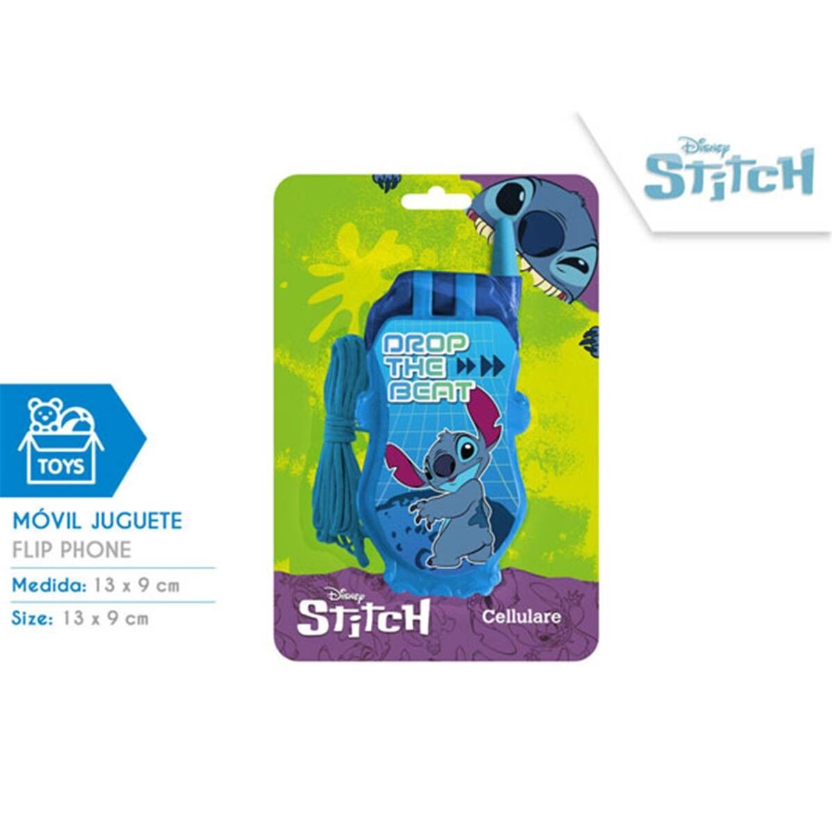 Telefono a conchiglia STITCH 13 x 9 cm