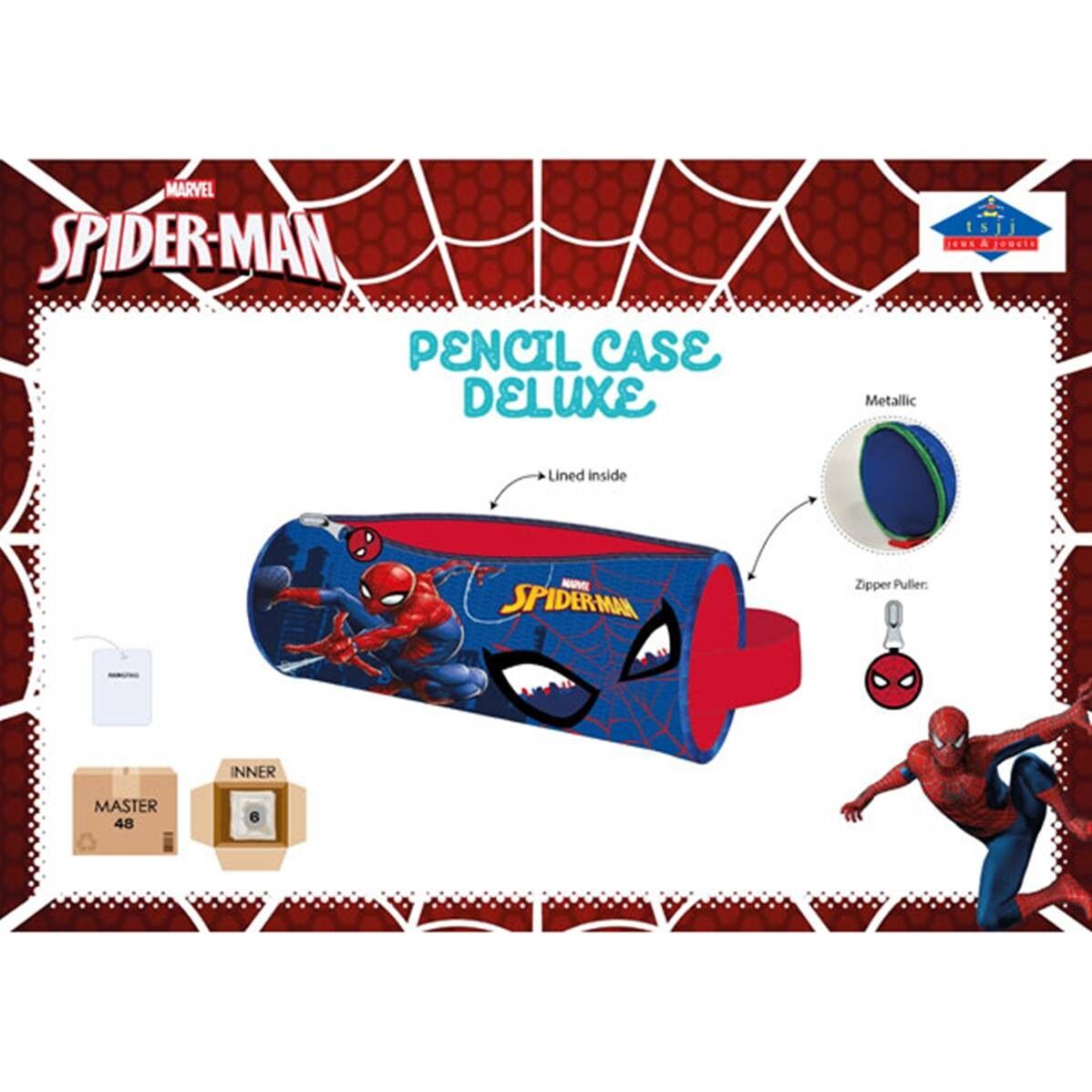 Spiderman Luxus-Federmäppchen 23 x 8 cm