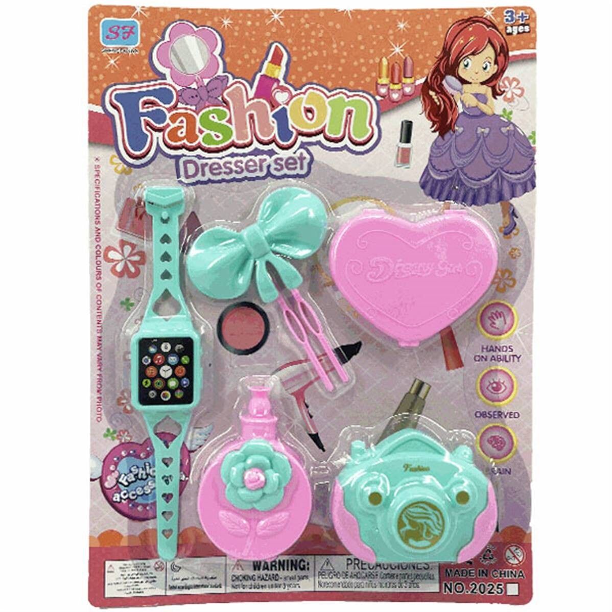 Confezione blister di accessori per bambine 21 x 28 cm