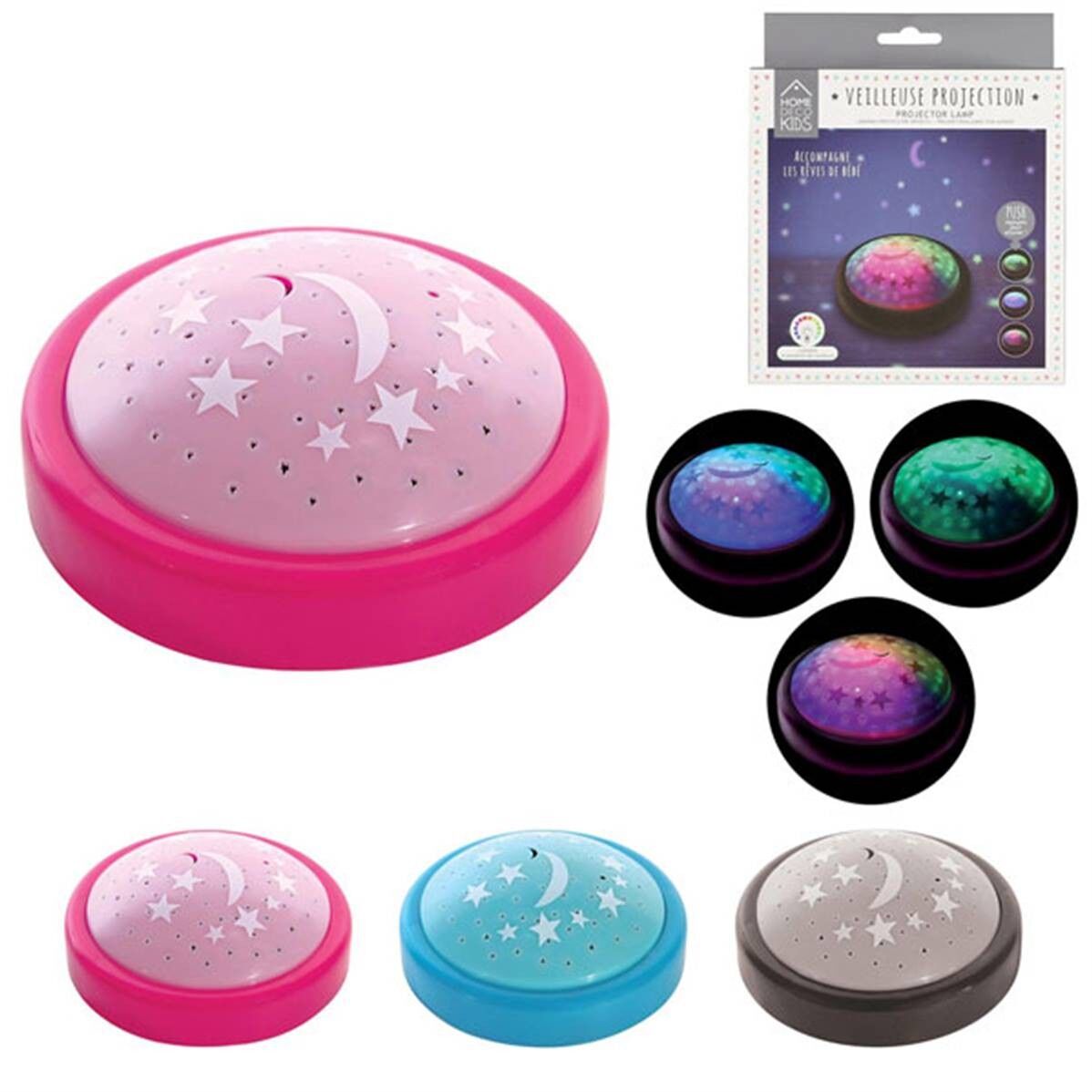 Luz nocturna de proyección de estrellas