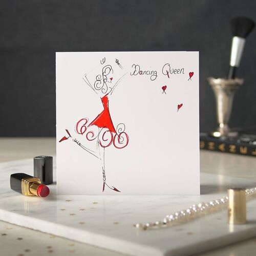 Dancing Queen Greetings Card