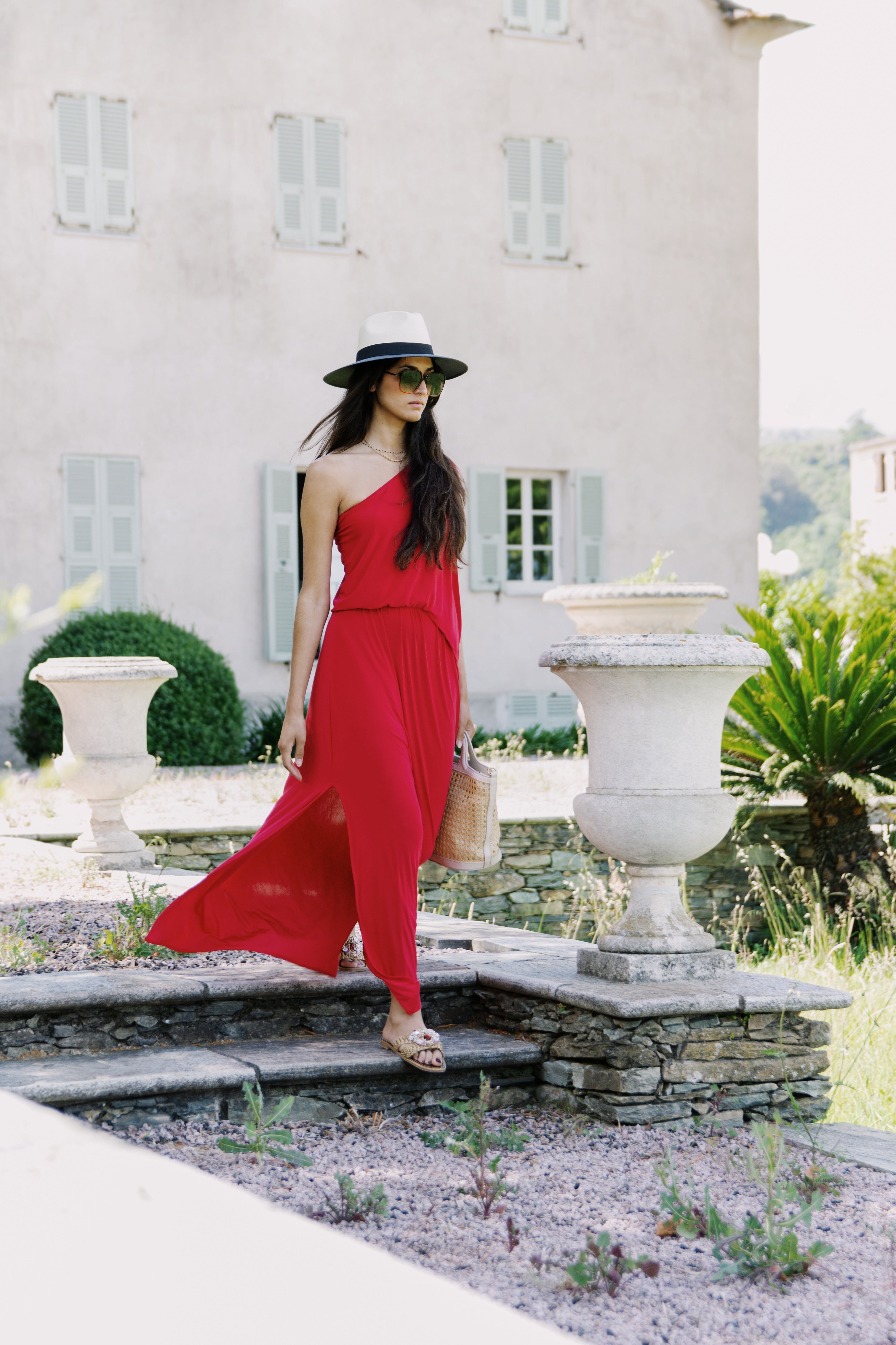 Abito lungo asimmetrico - Beth