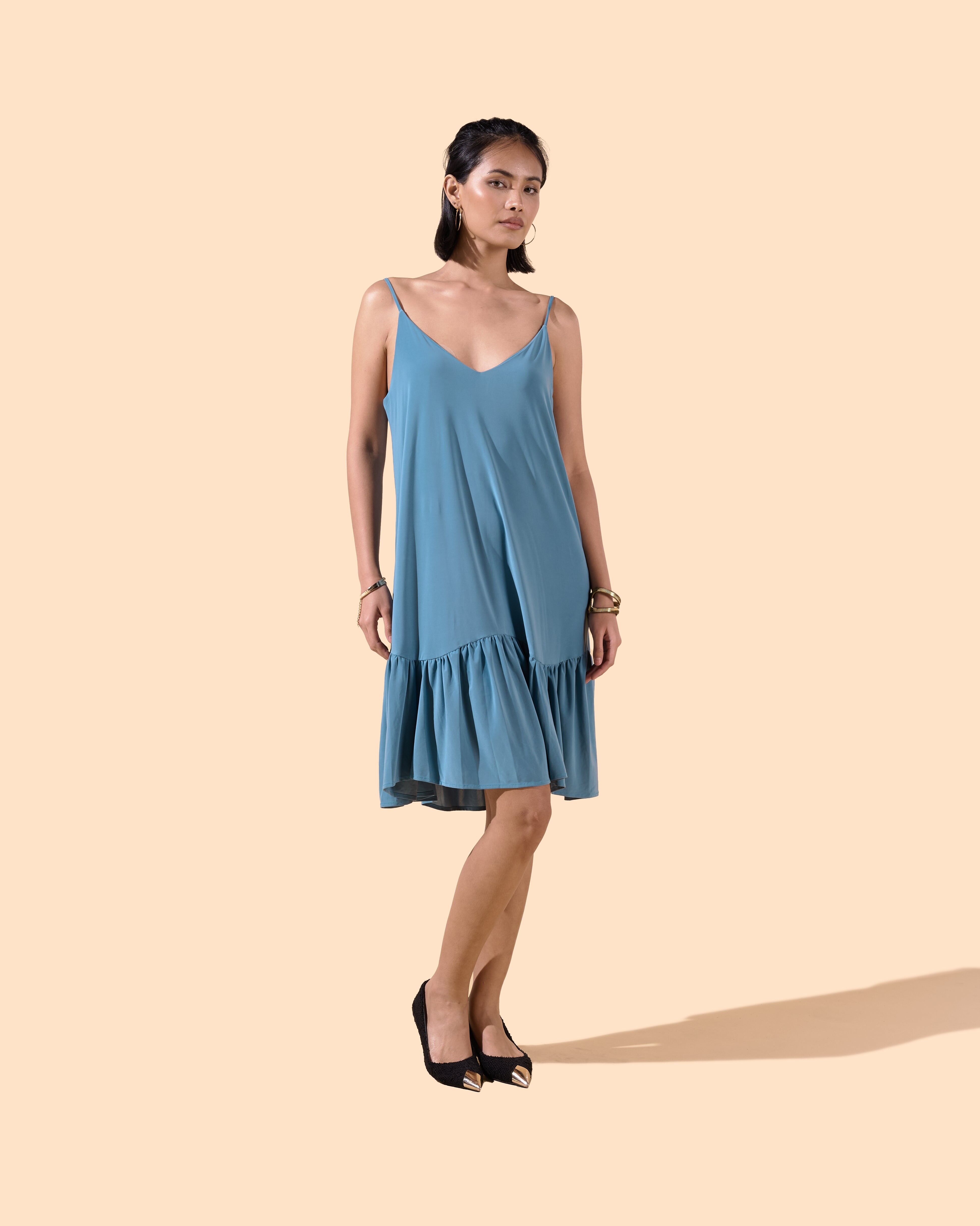 Robe courte bretelles fines - Alberta