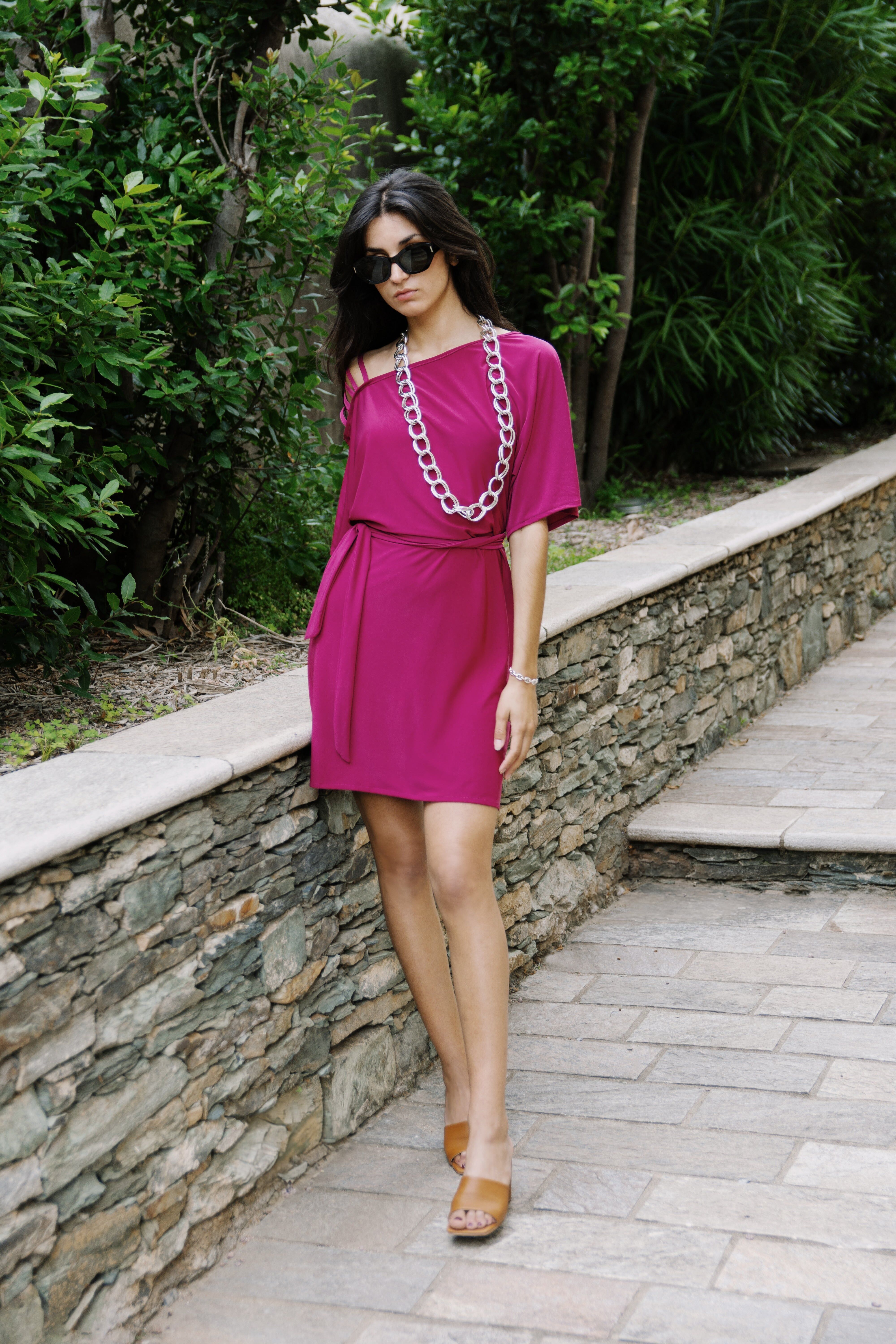 Abito corto a mezze maniche - Alzira