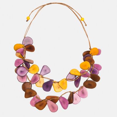 Secca Tagua Nut Necklace - Frosted Berries