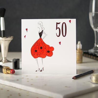Fifty Greetings Card