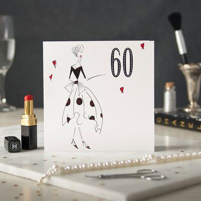 Sixty Greetings Card