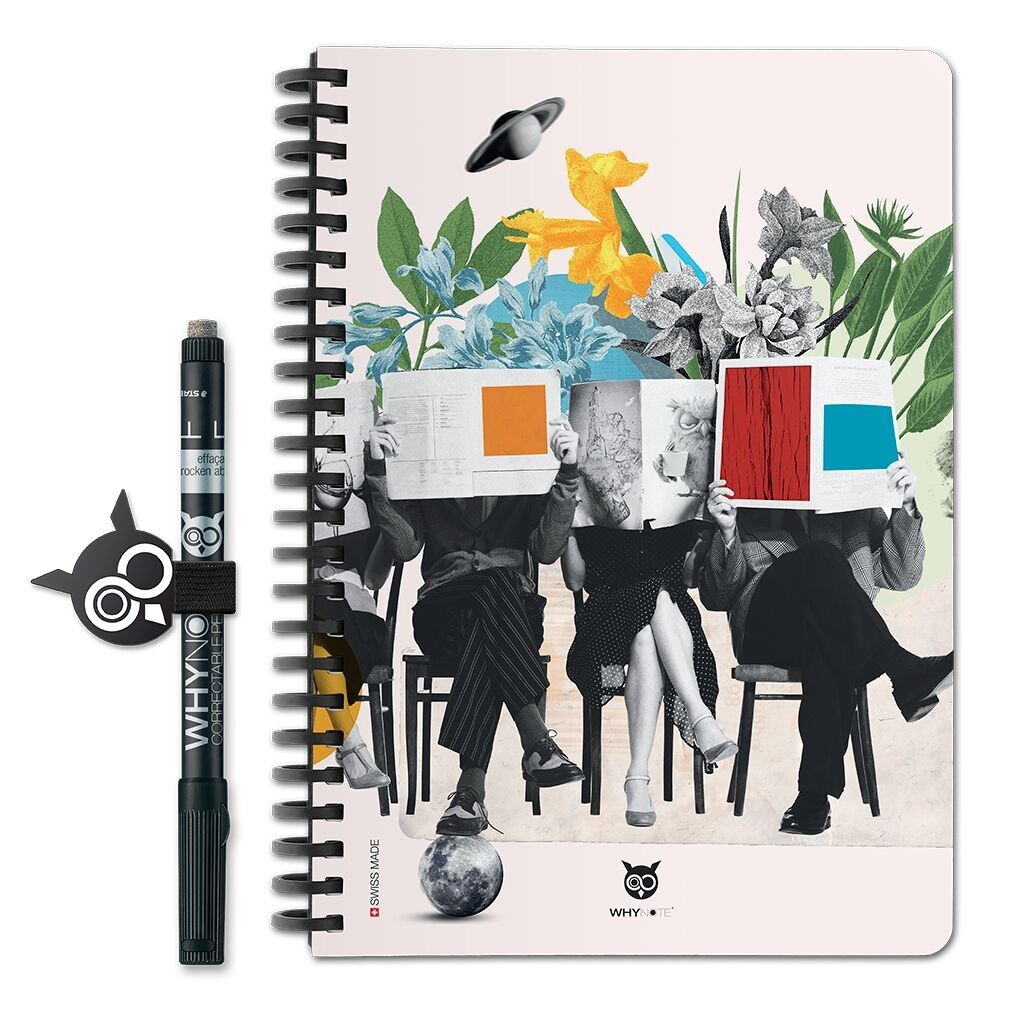 Wiederverwendbarer Notizblock – A5 – Zeitung