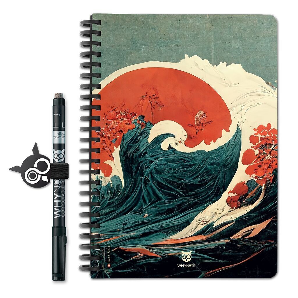 Wiederverwendbarer Notizblock – A5 – Tsunami