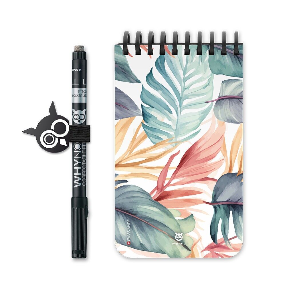 Wiederverwendbarer Notizblock – Tasche – Aquarelle