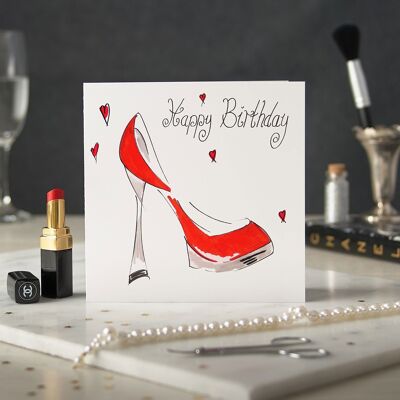 High Heels Greetings Card