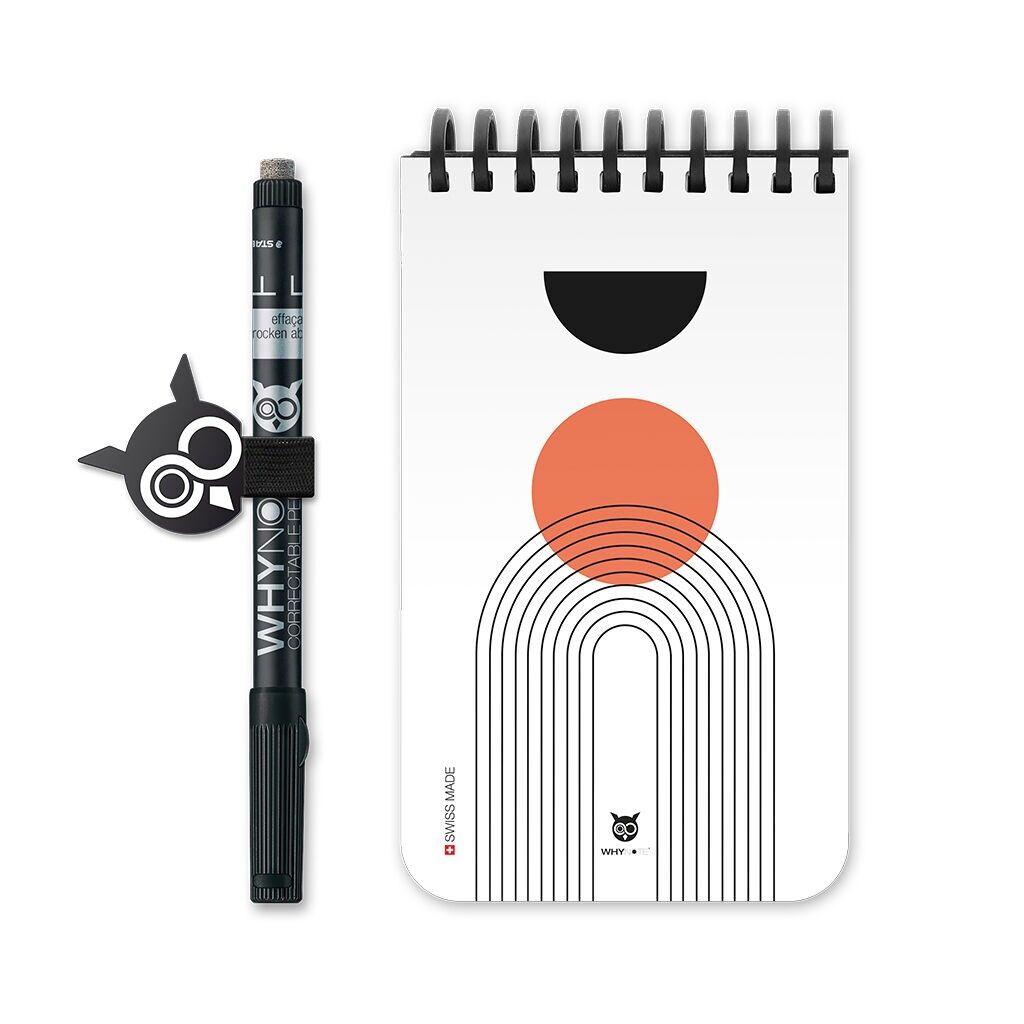 Wiederverwendbarer Notizblock – Tasche – Bauhaus