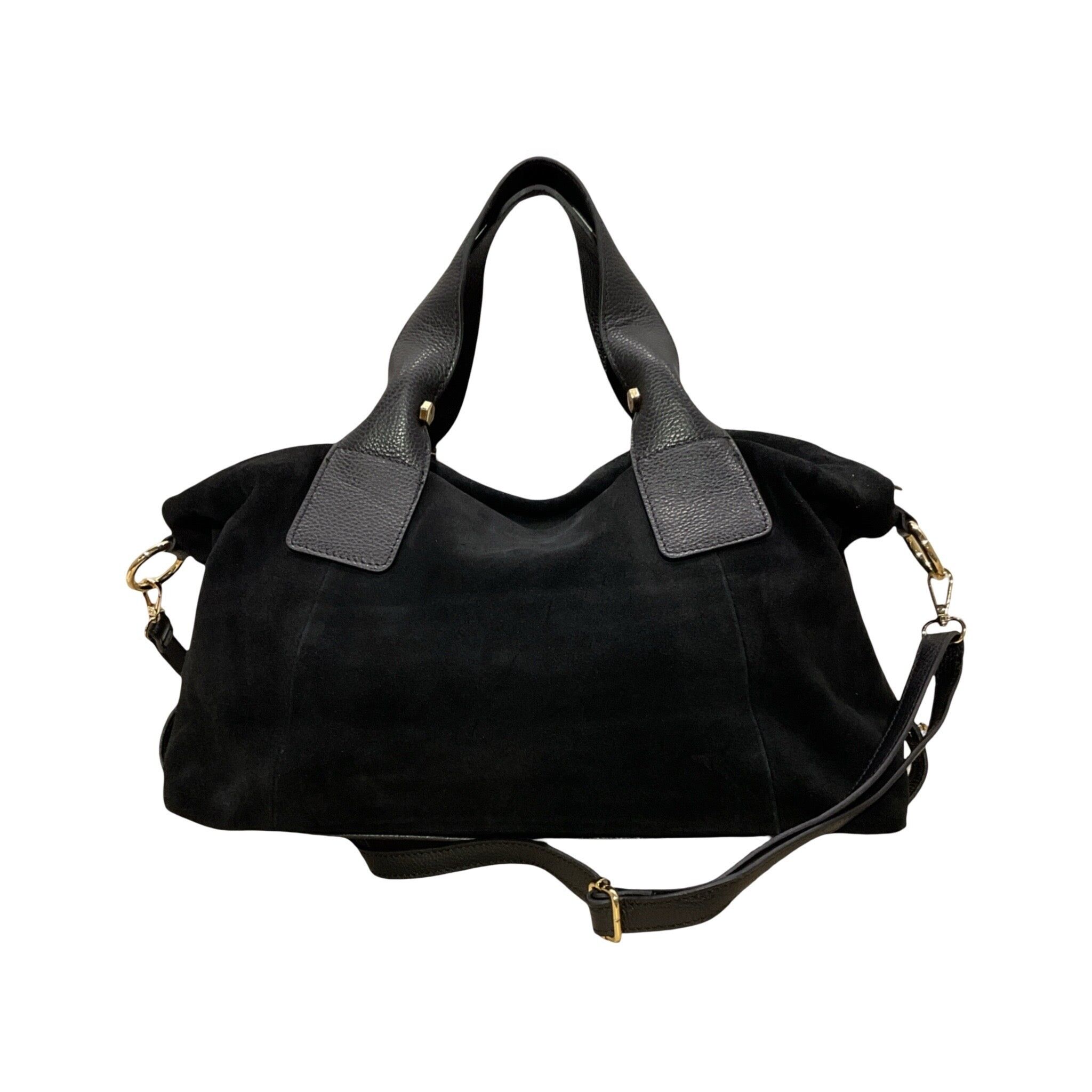 BORSA A MANO VEOLINA IN PELLE SCAMOSCIATA