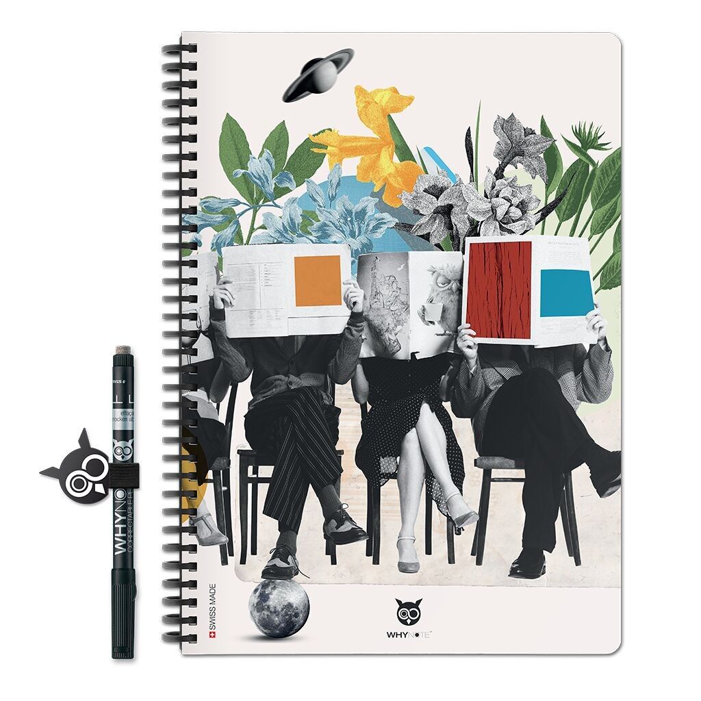 Wiederverwendbarer Notizblock – A4 – Zeitung