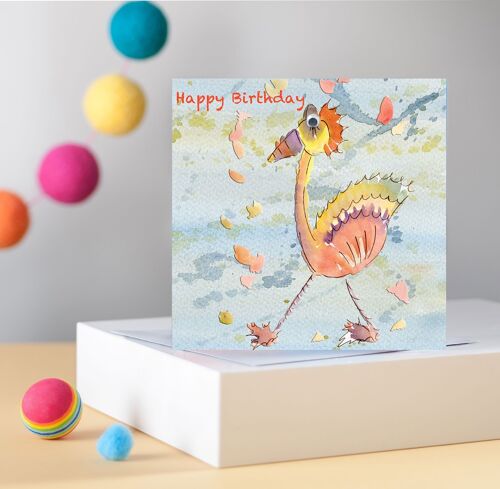 Birdy Greetings Card