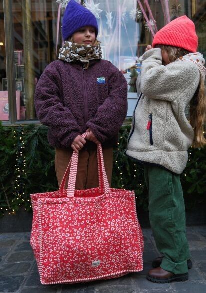 Borsa tote Graou in ciliegio