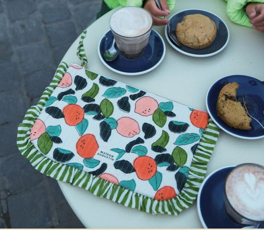 Grande sacchetto verde pompelmo