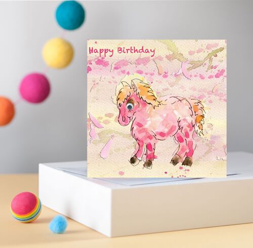 Pony Greetings Card