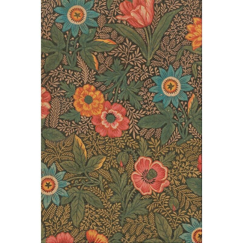 Postkarte aus Holz-Toile de Jouy, Schornsteinfeger