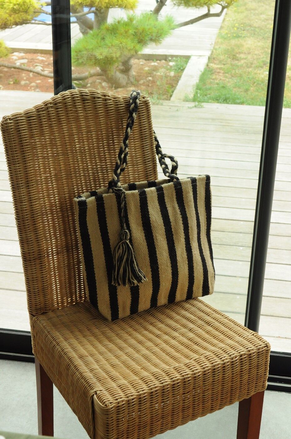 Sac jute LYDIA noir